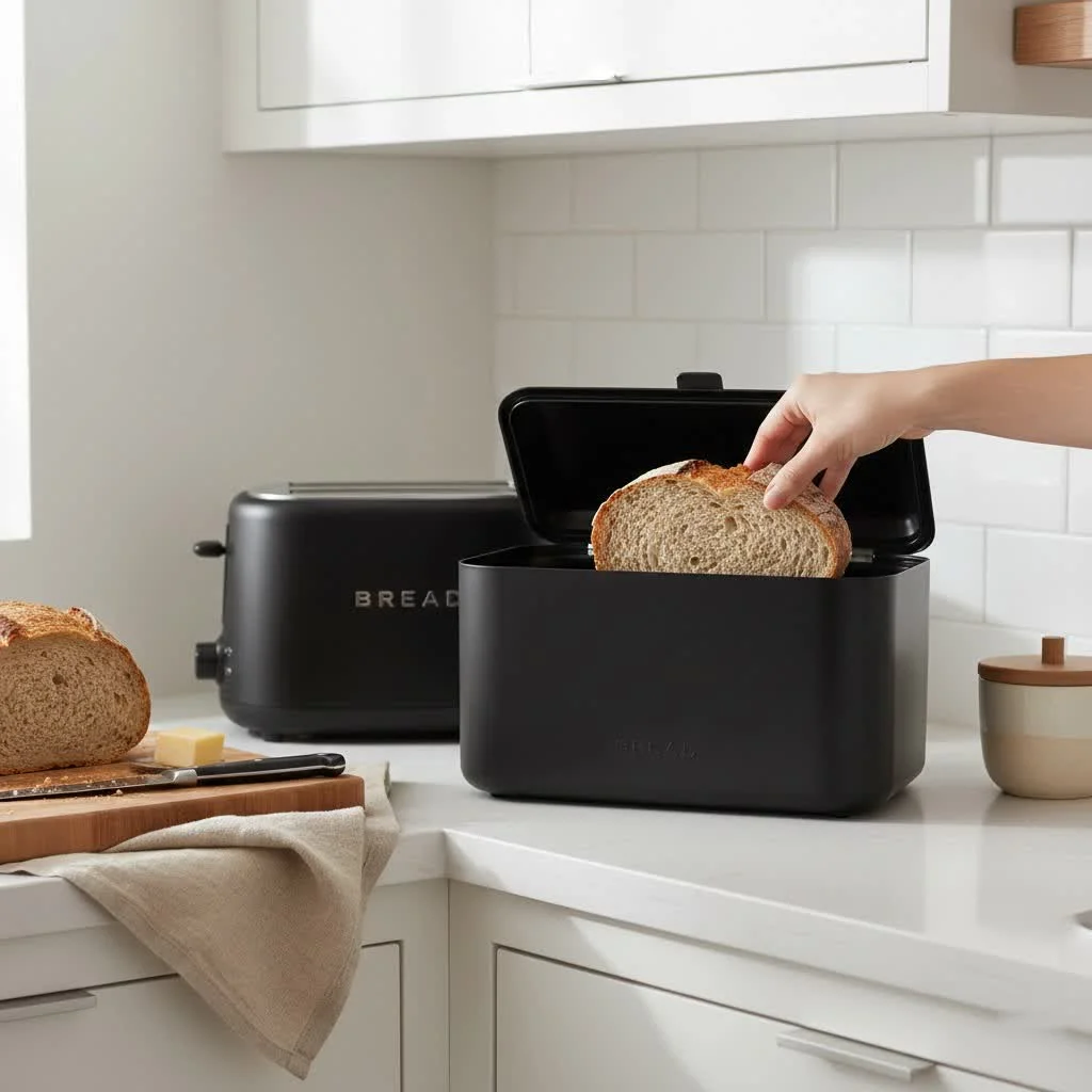 improve your Kitchen with a Crate and Barrel Bread Box