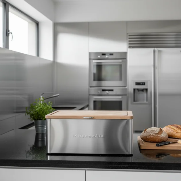 KitchenAid Bread Box for Stainless Steel Kitchens